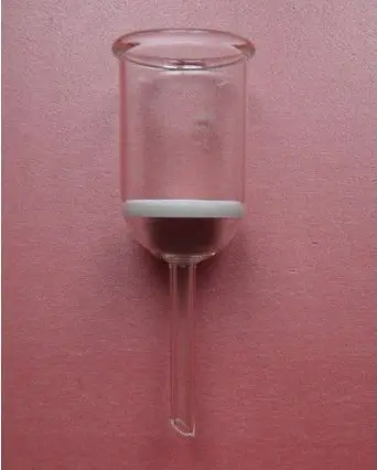 

60ml Glass Buchner funnel filter, 3# Coarse filter, core size 15-40 Micron