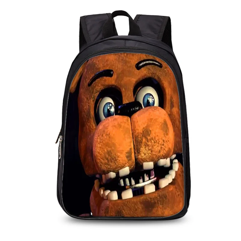 Curel Fancl 17 дюймов Детский рюкзак Five Nights at Freddys, детские школьные сумки для подростков, мальчиков и девочек, школьная сумка для книг, Детская - Цвет: Розовый