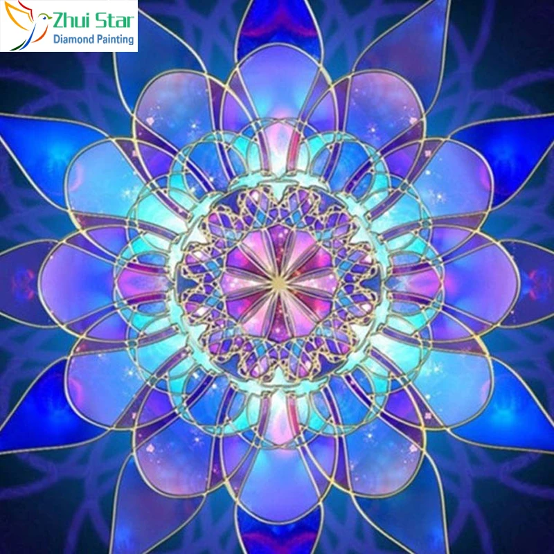 

Zhui Star 5D Diy full square diamond mandala home decor embroidery diamond painting Cross stitch diamond Rhinestone Mosaic gift