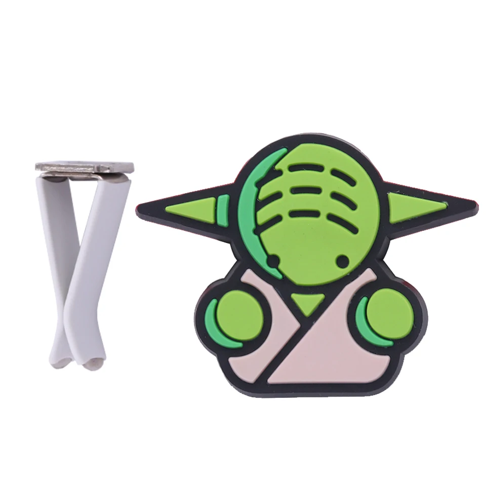 Yoda Cartoon Air Freshener Styling perfumes The Avengers Marvel Style Star Wars Iron Man Captain Auto Air Condition Vent Outlet Clip - Название цвета: Yoda