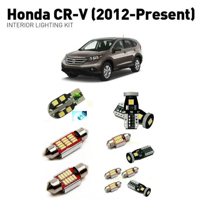 

Led interior lights For Honda crv 2012+ 10pc Led Lights For Cars lighting kit automotive bulbs Canbus