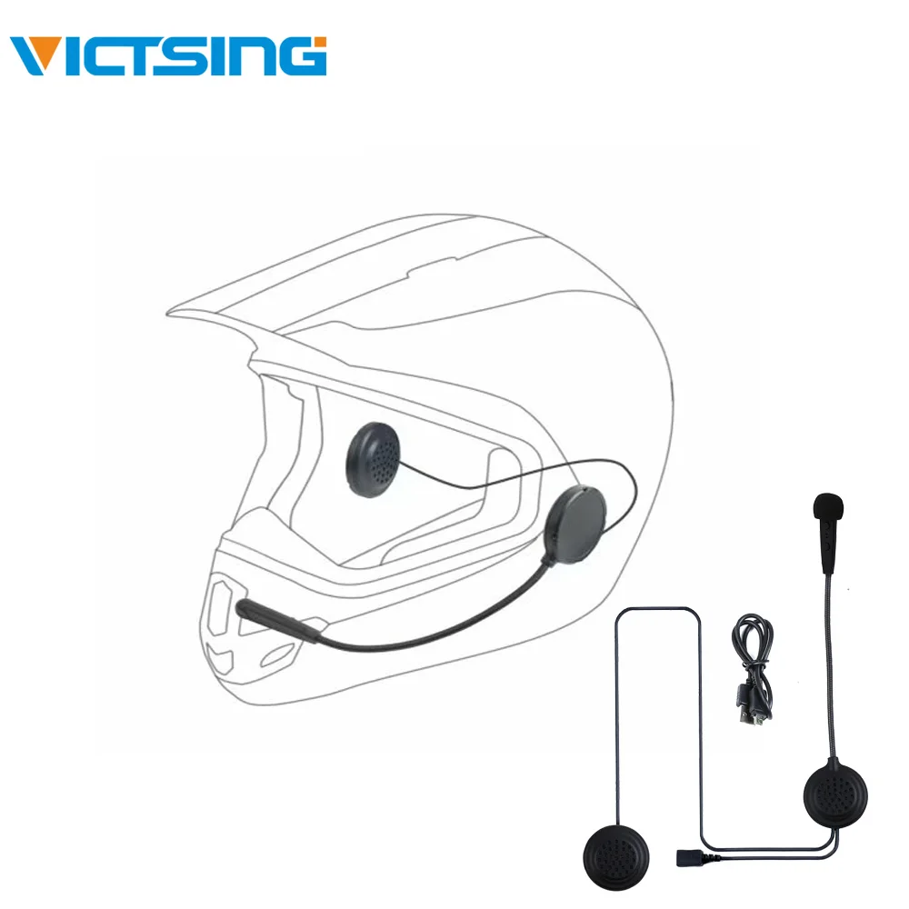 VicTsing Bluetooth гарнитура наушники мотоциклетный Беспроводной шлем динамик для
