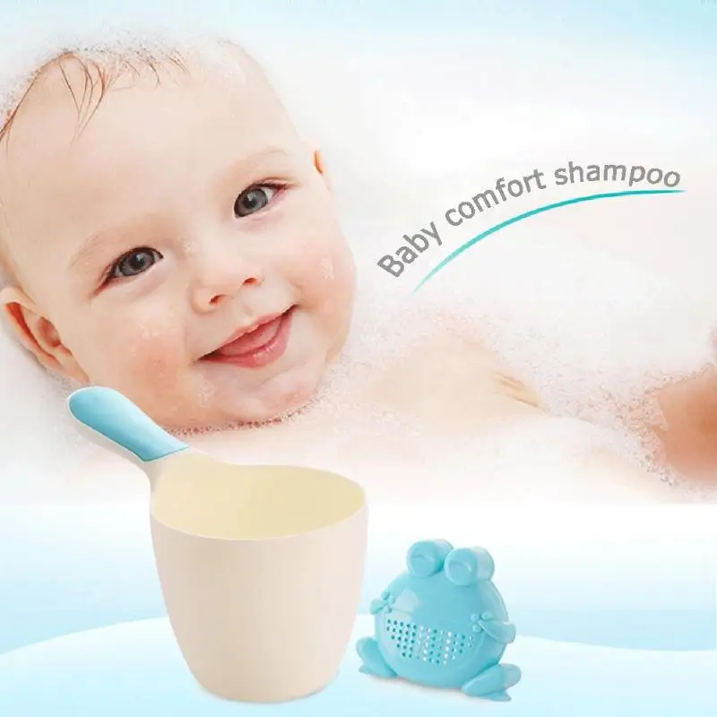 Детская чашка для купания с лягушкой из мультфильма шампунь душа мытья байлеров