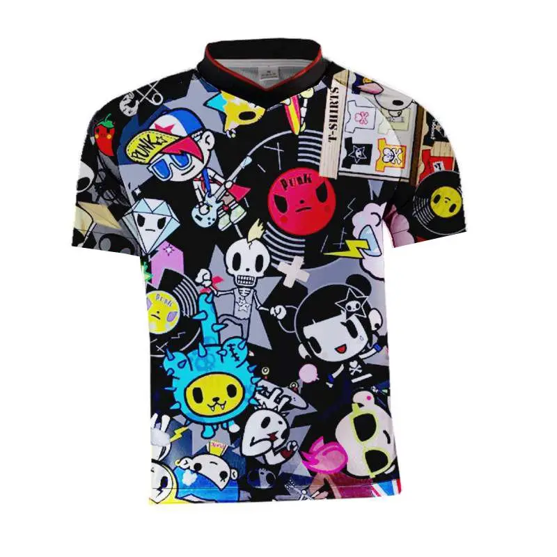 Футболка для езды на мотоцикле повседневная майка мотокросса BMX DH горных