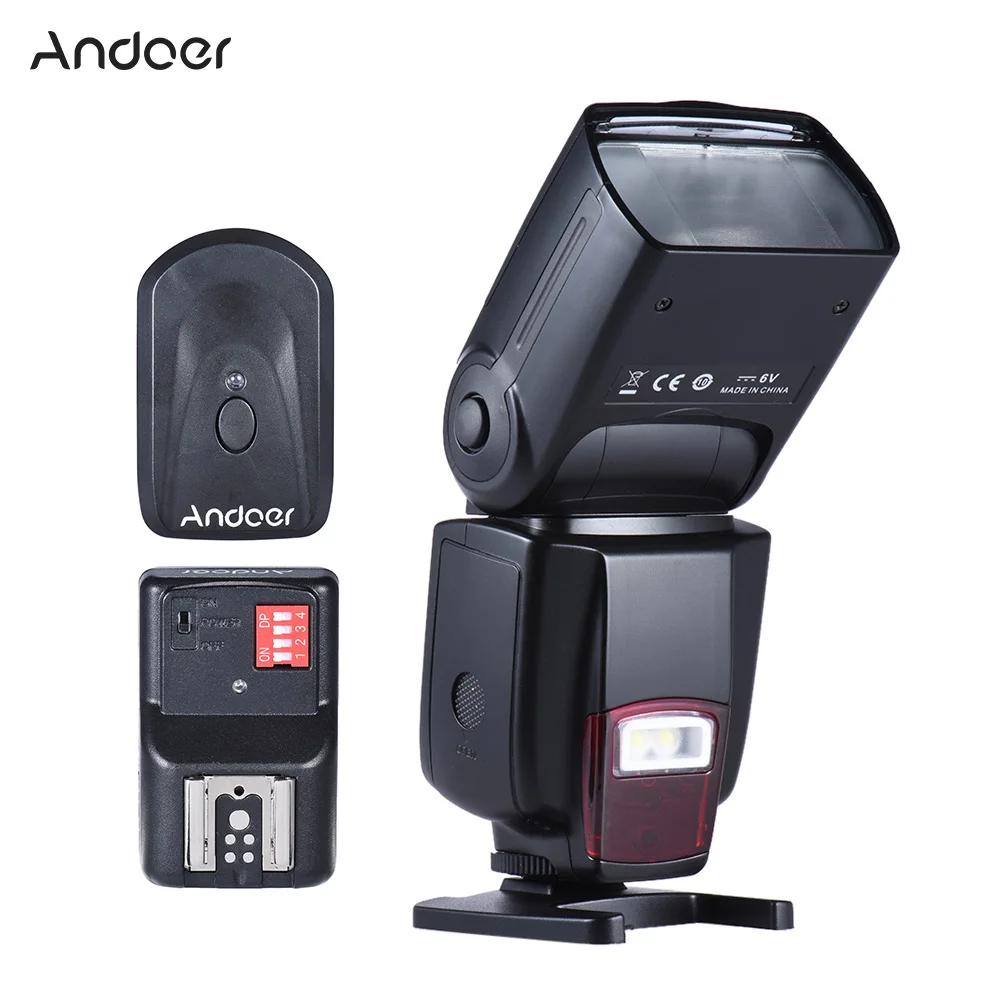 Универсальная вспышка Andoer AD 560 II Speedlite Speedlight с беспроводным триггером для Canon Nikon