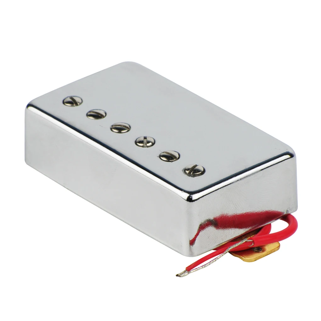 OriPure 1Pcs Chrome LP Style Electric Guitar Pickup Double Coil Humbucker Neck 50mm | Спорт и развлечения