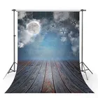 Фон для фотосъемки с изображением фото фон ночной Луны деревянный пазл игрушка головоломка для новорожденный свадебный фон для детской и свадебной фотосъемки с изображением задние фоны для студийной съемки украшения дома F-2327