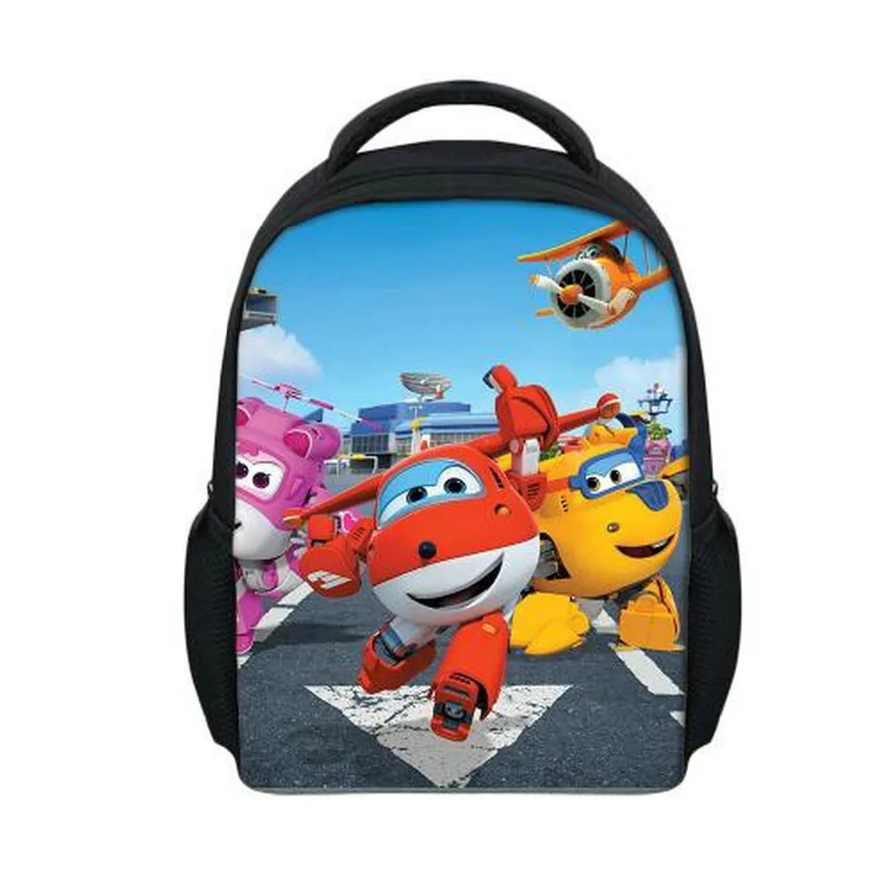 Школьные рюкзаки в стиле аниме Super Wings модный детский рюкзак на плечо дорожный для