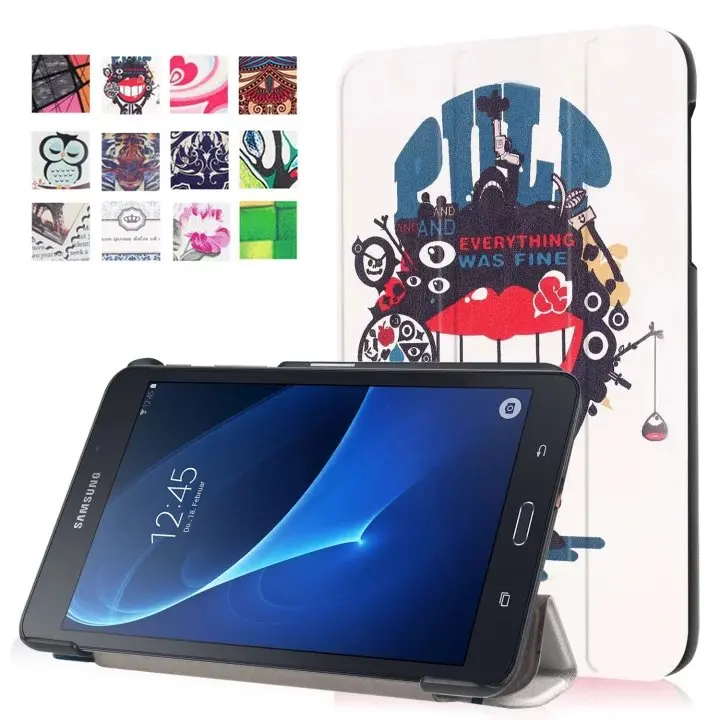 Чехол из искусственной кожи для Samsung Galaxy Tab A 7 0 SM T280 T285 &quot чехлы планшетов + защита