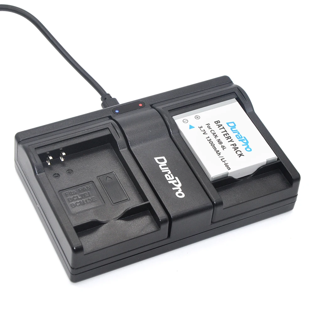 1 шт. NB-6L NB6L NB 6L NB-6LH USB Dual Батарея Зарядное устройство для Цифрового Фотоаппарата