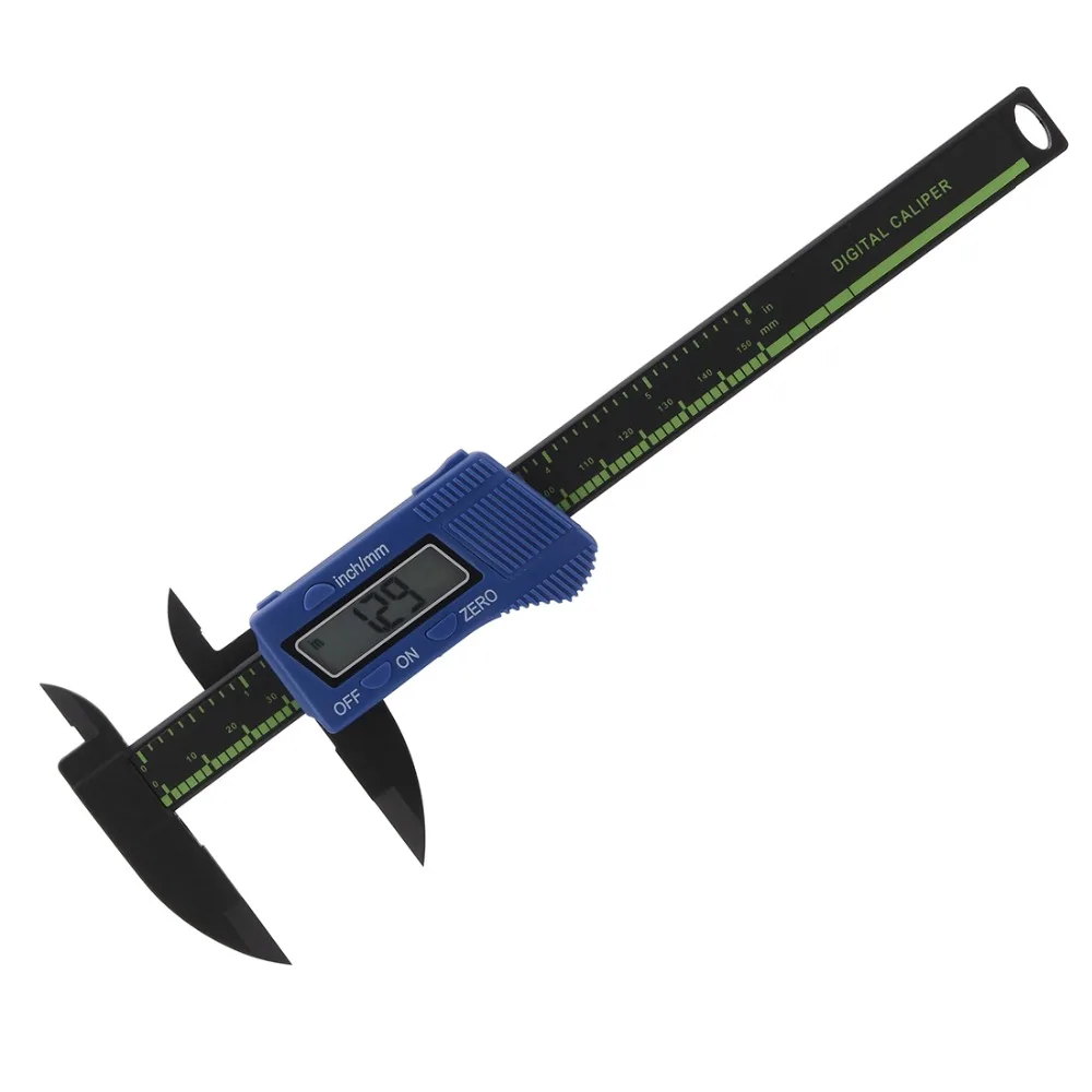 Точность 150 мм Верньер цифровой суппорта правитель микрометр электронный ЖК