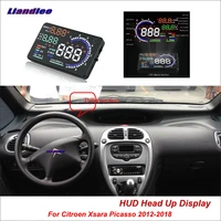 car hud head up display for citroen xsara picasso 2012 2020 safe driving screen full function obd projector windshield