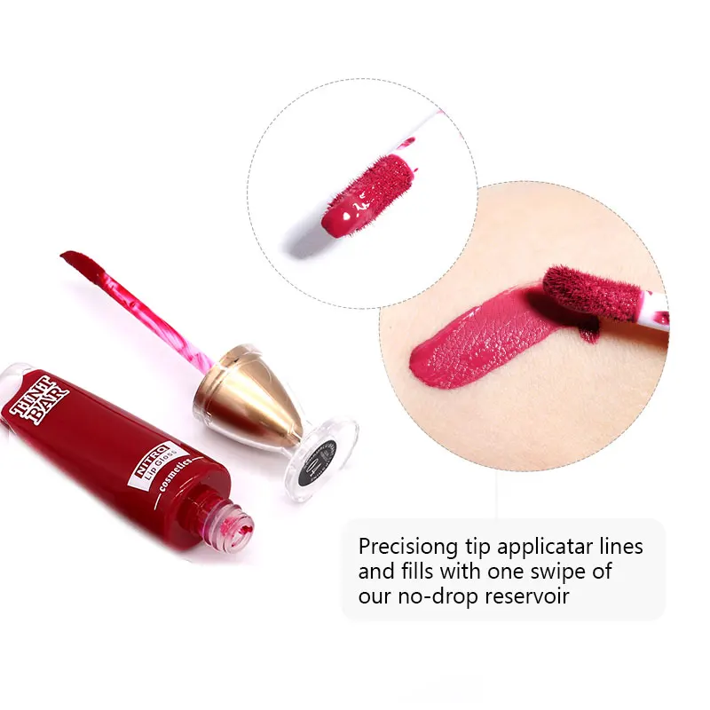 Компактная Матовая жидкая губная помада Maquiagem Femme 12 цветов водостойкий блеск для