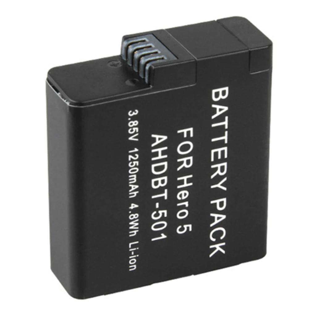 DVISI 2x1250mAh Hero 5 батарея AHDBT 501 AHDBT501 Bateria Akku + USB LCD двойное зарядное устройство для Go Pro