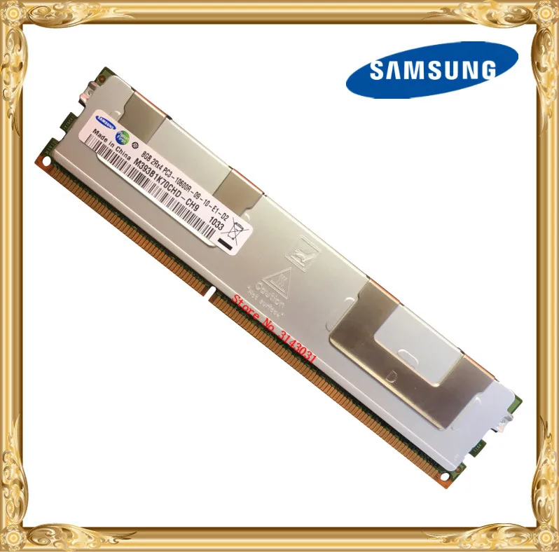 Samsung Server memory DDR3 8GB PC3-10600R 1333MHz ECC REG Register DIMM RAM 240pin 10600 8G