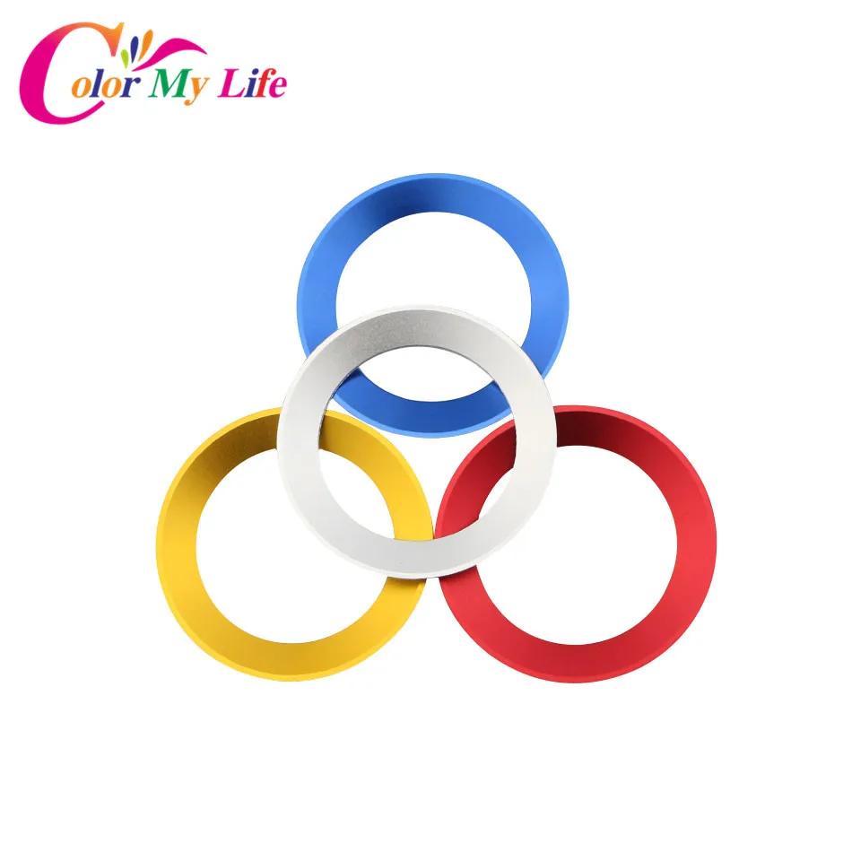 Цветная наклейка My Life для защиты рулевого колеса автомобиля круглая