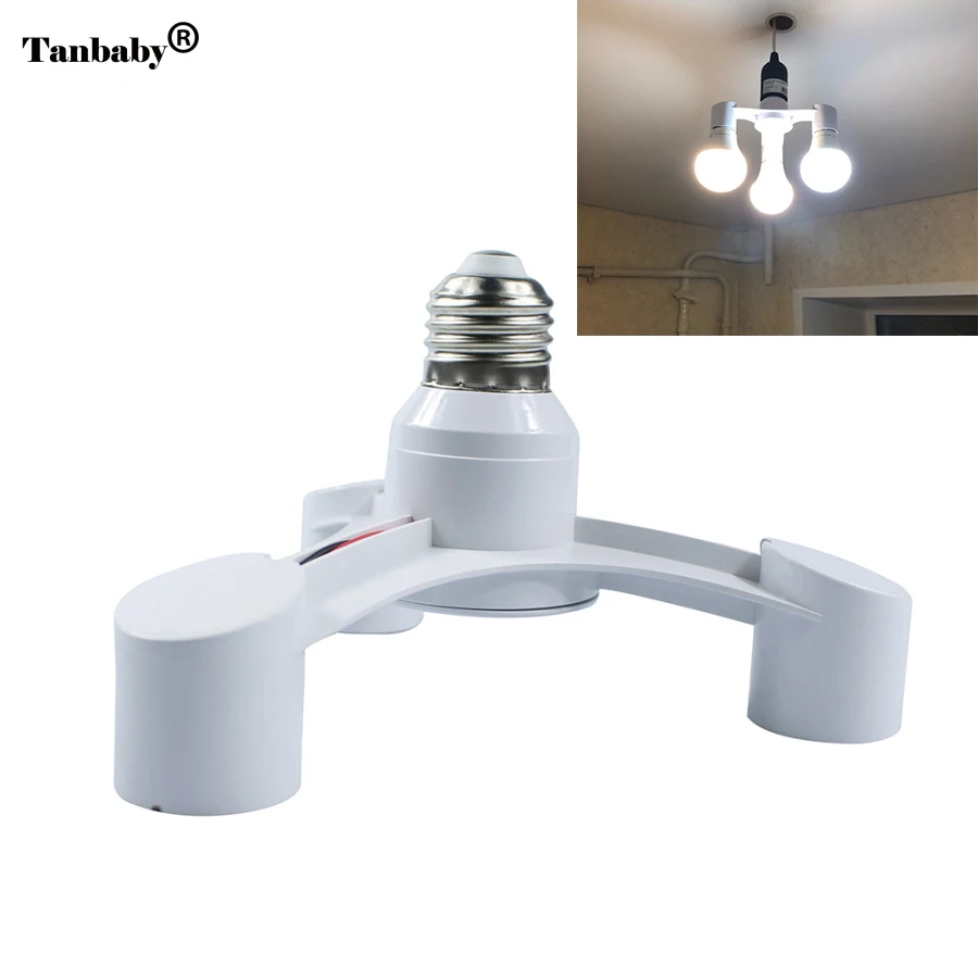 3 в 1 адаптер держатель для лампы E27 E27|holder sticker|e27 led bulb dimmablee27 10w |
