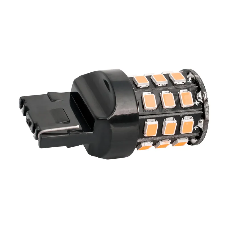 Автомобильные противотуманные фары T20 7440 W21W 33 SMD 2835 светодиодные красные желтые