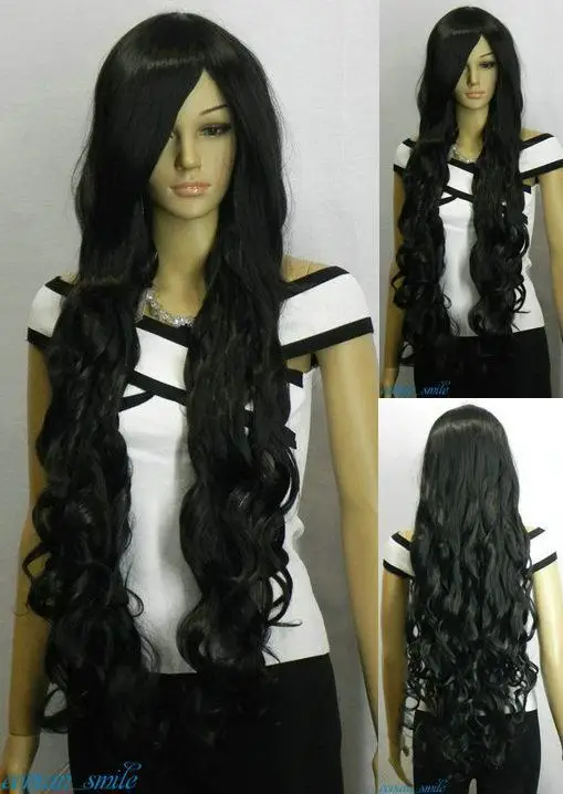 Горячая термостойкие ну вечеринку волос &gt&gt&gt мода 100 см удлиненные натуральный