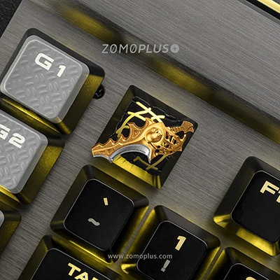 ZOMO dota2 тема 3D металлический ключ колпачок, топор, Бабочка, меч и дракон сердце, механическая клавиатура колпачки, Брелок фигурка, 1 шт - Цвет: sword model