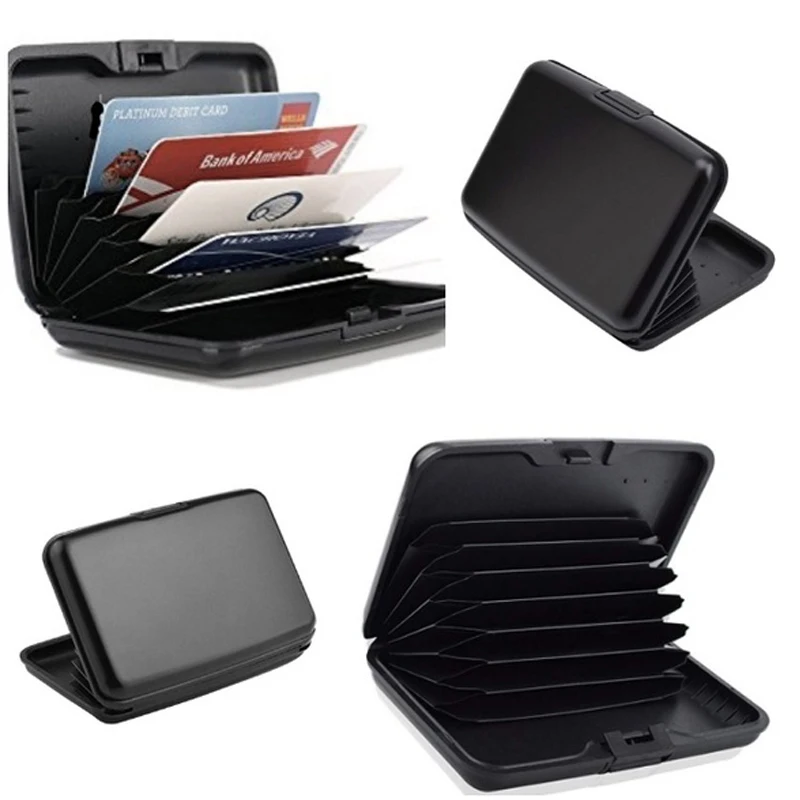 1 шт. для женщин и мужчин Держатель визиток Алюминиевый Чехол кредитных карт