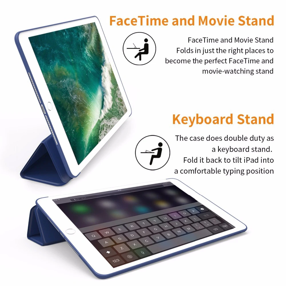 Чехол для iPad M1 Pro 11 2021 Air 4 мягкий чехол из искусственной кожи и ТПУ 2020 7 8 pro 10 2 3 5