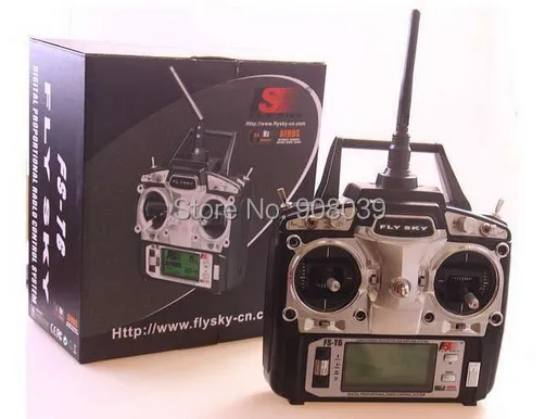 Доставка в течение 24 часов FS FlySky T6/FS T6 2 4G Цифровой Пропорциональный 6 канальный