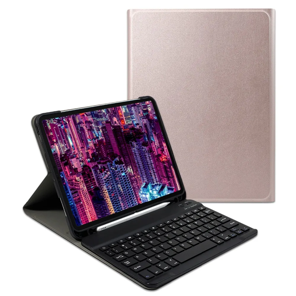 Для iPad 11/10.5/9.7 2018/Air 3 2019 чехол с клавиатурой Съемный карандаш держатель