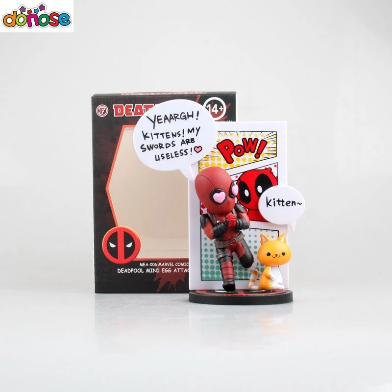Дэдпул фигурка езда пони комиксы Marvel мини яйцо атака серии MEA 003/MEA 006 игрушка для