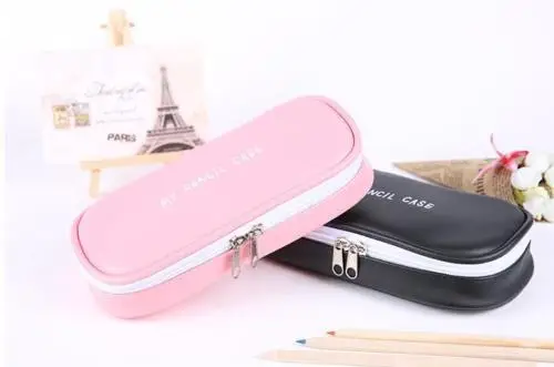 Корейский пенал для мальчиков и девочек сумка школы поставок черный белый зебры