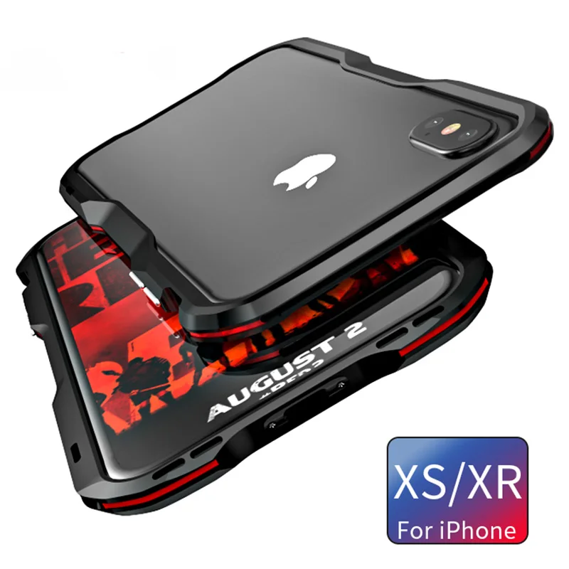 Металлический Чехол-бампер для iPhone XR, корпус из алюминиевого сплава, чехол для iPhone XR, противоударный защитный чехол для iPhone XS MAX Capa