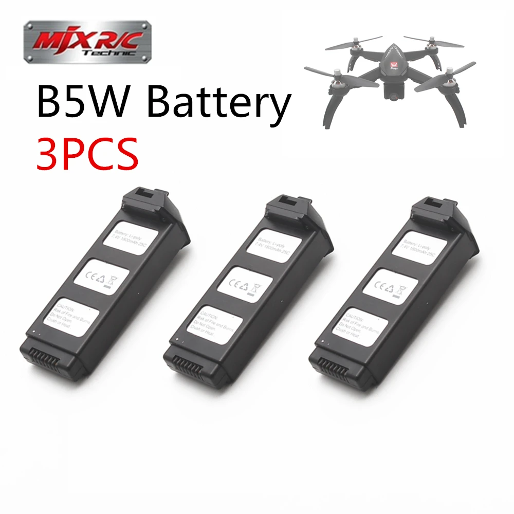 100% Original MJX Bugs 5W 7.4V 1800 MAH Li-Po Battery for B5W High speed brushless RC Drone Spare Parts Accessories | Игрушки и хобби