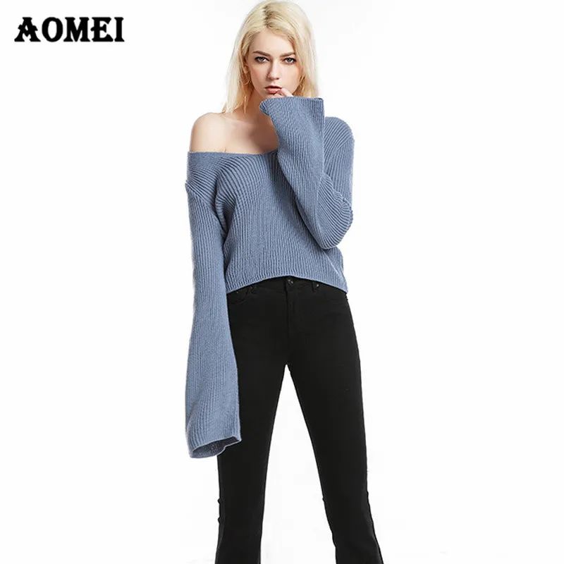 Черный серый сексуальный женский джемпер с v-образным вырезом осень 2019 вязаный