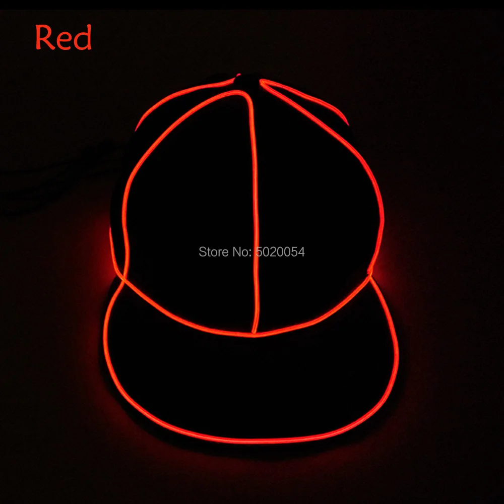 Модная бейсбольная кепка EL Wire s Gorras со светодиодной подсветкой, хип-хоп кепка на лето и весну, светильник, светящаяся Кепка для мужчин и женщин