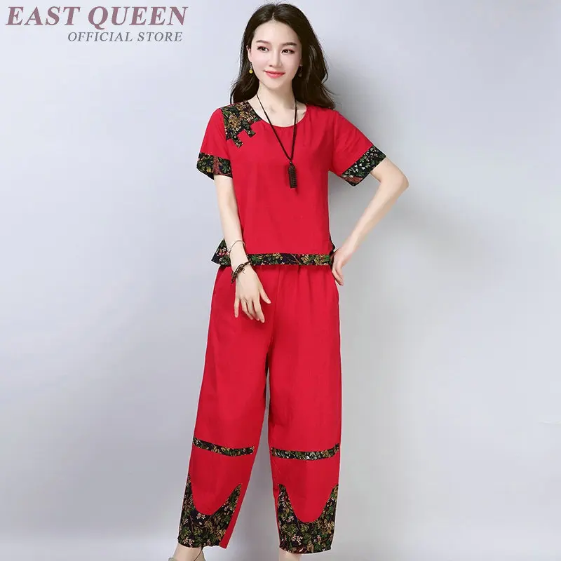 Женские комплекты из двух предметов 2018 традиционная китайская одежда для женщин
