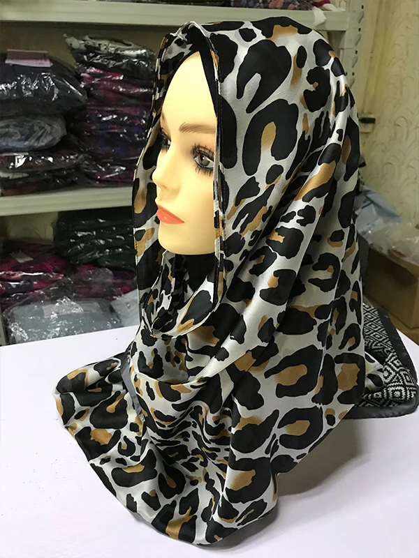 Вискозный мусульманский хиджаб шарф головной платок 2018 женский Голова тюрбаны с