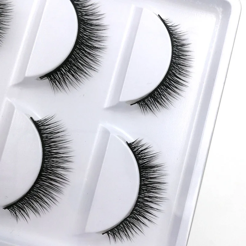 

5 Pairs False Eyelashes Natural Crisscross Eyelashes Eye Makeup Tool