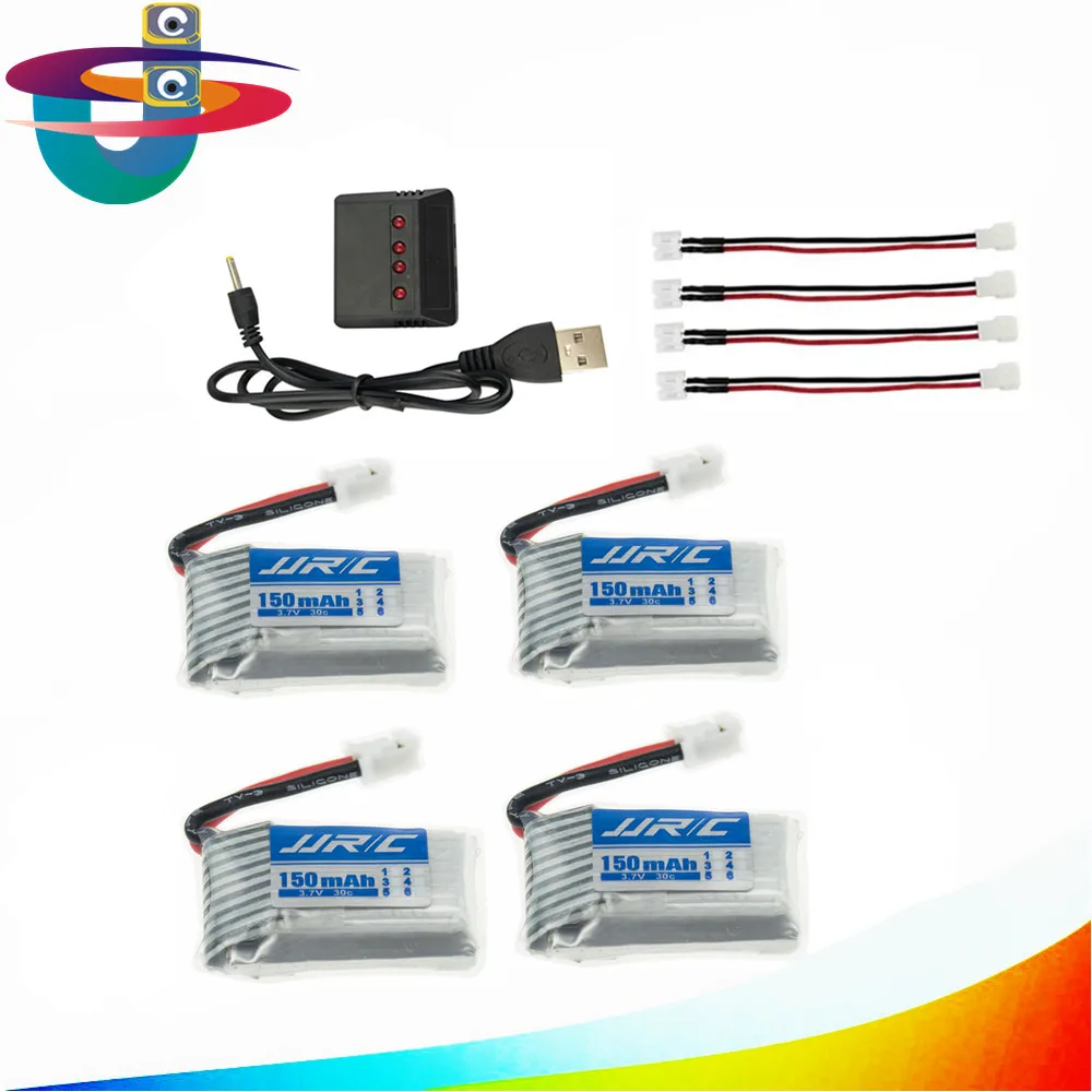 4/5/6 шт 3 7 v 150mAh 30C lipo батарея с X4/X5/X6 зарядное устройство для E010 E011 E012 E013 Furibee F36 H36