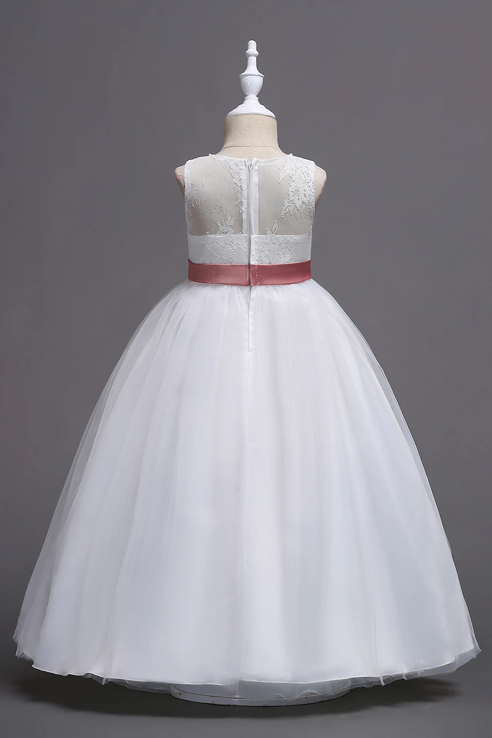 New Arrival Princess Lace Flower Girl Dresses Big Bow Ball Gown Girls Pageant First Communion Party Dress | Свадьбы и торжества