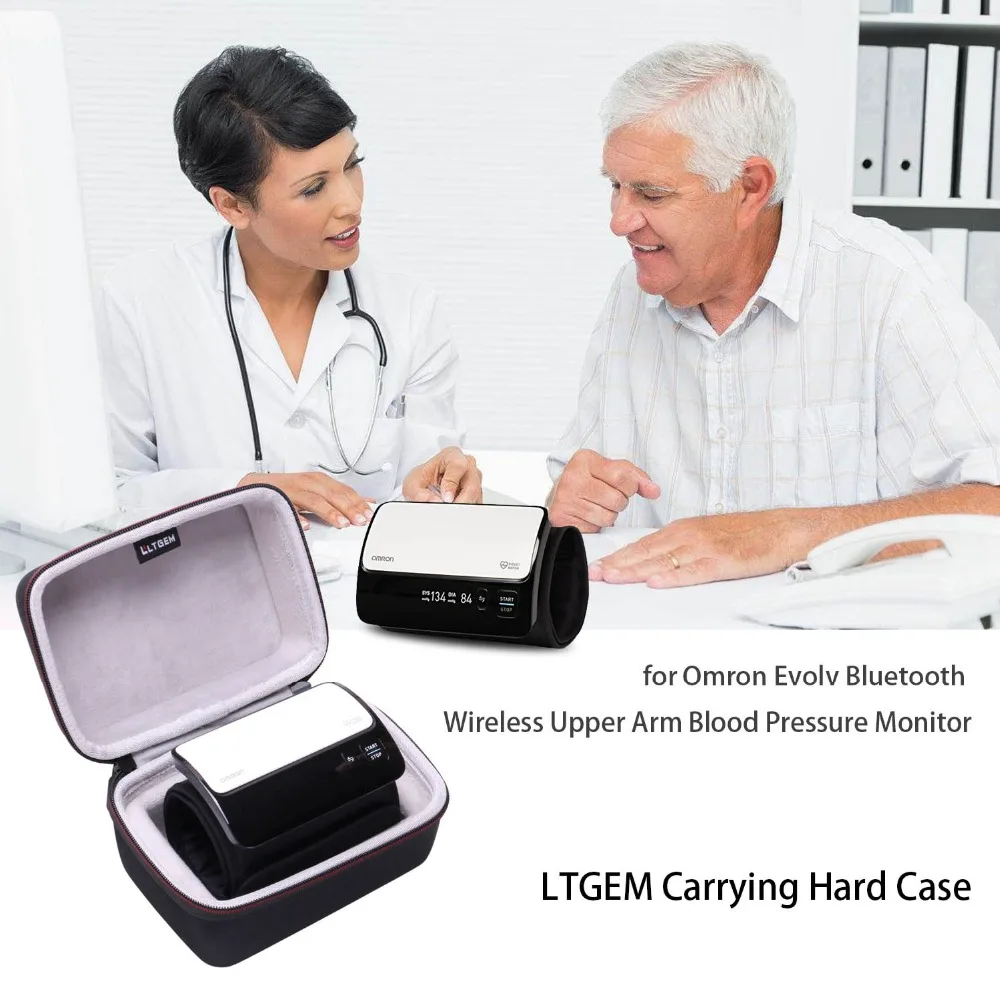 Жесткий чехол LTGEM EVA для Omron Evolv Bluetooth беспроводная Верхняя деталь дорожная