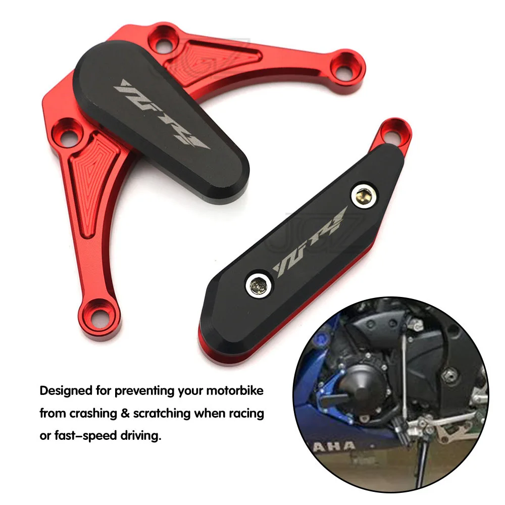 Для Yamaha YZF R1 2009 2010 2011 2012 2013 Мотоцикл с ЧПУ ползунки двигателя защита Краш Pad Обложка Защита от падения рамка золото