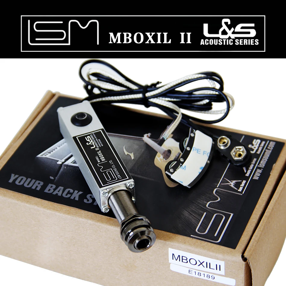 

LSM EQ MBOXILII Dual-coil Soundhole Pickup for Acoustic and Classical Guitar guitar pick holder
