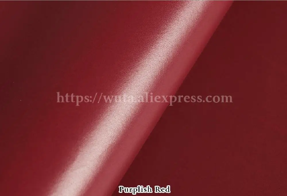 Purplish Red Коробка из телячьей кожи, первый слой из натуральной кожи, гладкое переплетение, ручная работа, сделай сам, материал, сделано в знаменитых французских кожевенных заводах, 12 цветов - Цвет: Purplish Red