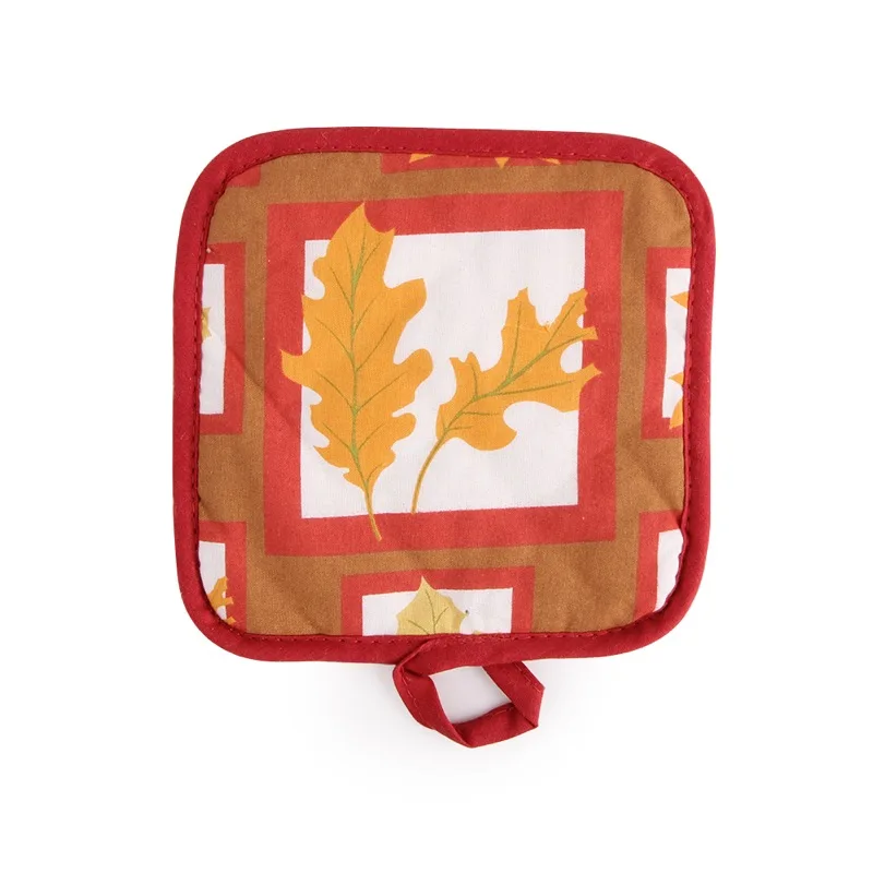 Термостойкие митенки для микроволновки с листьями духовки топ на выбор из хлопка