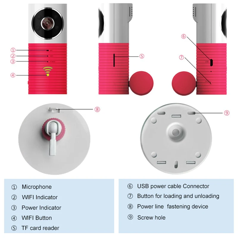 Clever Dog Wireless Babyfoon Camera Baby Monitors with Motion Detection 2 Way Talk P2P Wifi Monitor | Безопасность и защита