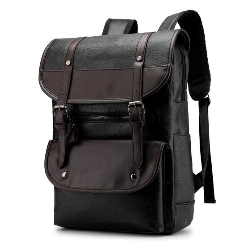 Высокое качество мужской рюкзак сумки повседневный из искусственной кожи Mochila