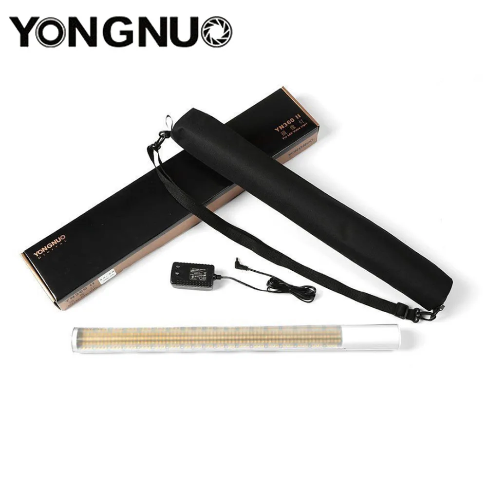 Ручной светодиодный светильник YONGNUO YN360II YN360 II для фотосъемки мягкий 3200K 5500K RGB