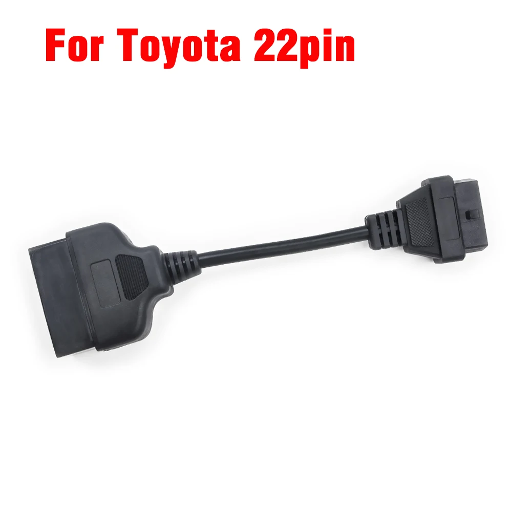 Для gm 12 Pin OBD 2 Соединительный адаптер для Toyota 17 pin 22 pin Автомобильный диагностический удлинитель для nissan 14 Pin to 16 pin - Цвет: Синий