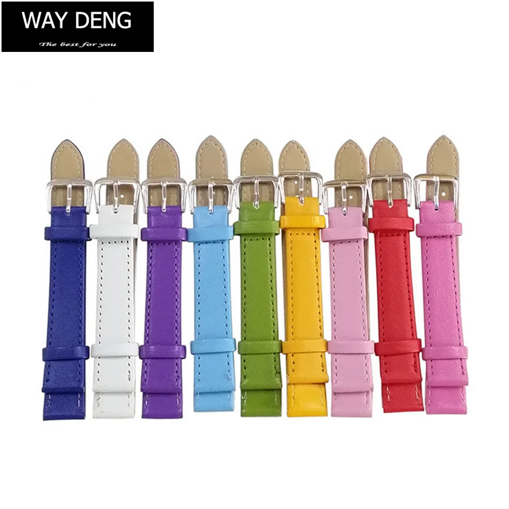 Ремешок из искусственной кожи для наручных часов мягкий простой браслет мужчин и