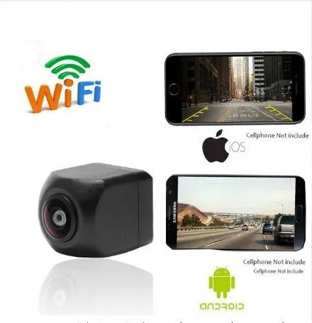 Беспроводная мини-камера для автомобиля с Wi-Fi, 1080 P, водонепроницаемая камера заднего вида для автомобиля, широкоугольная камера ночного видения, скрытая камера для парковки